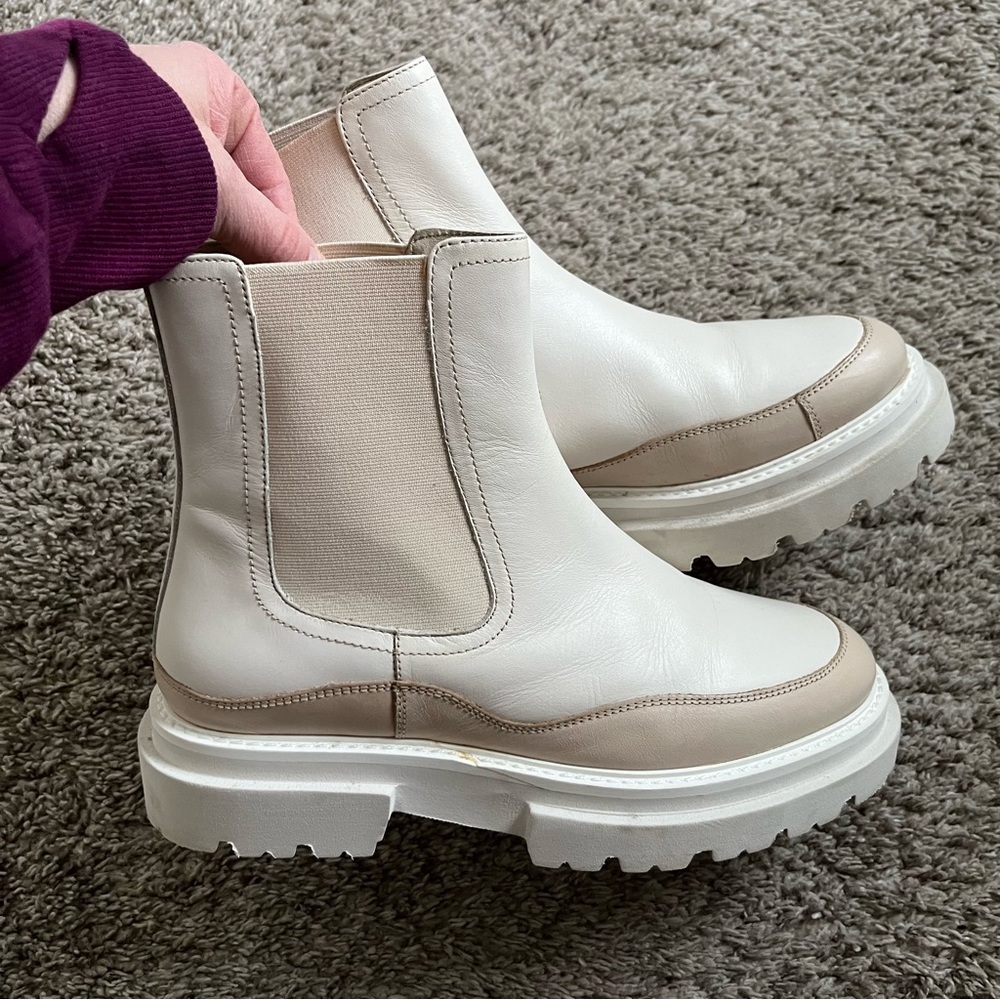 Seychelles white boots